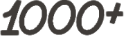 1000+
